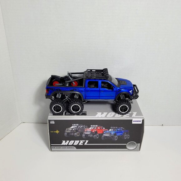 SASBSC | Toys | Sasbsc 24 Scale Blue Ford Raptor Model Die Cast Series ...